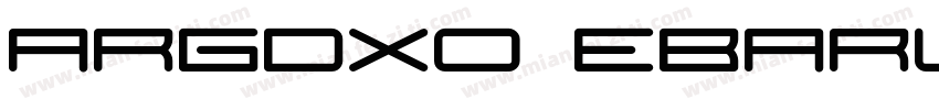 ARGDXO EbarURW Bold字体转换